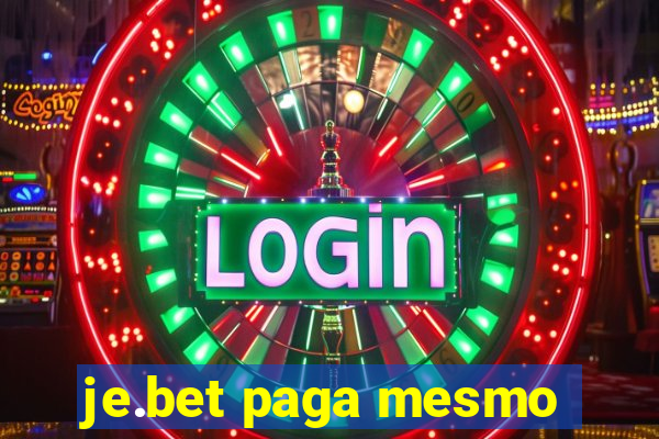 je.bet paga mesmo